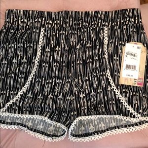 Black and white shorts!